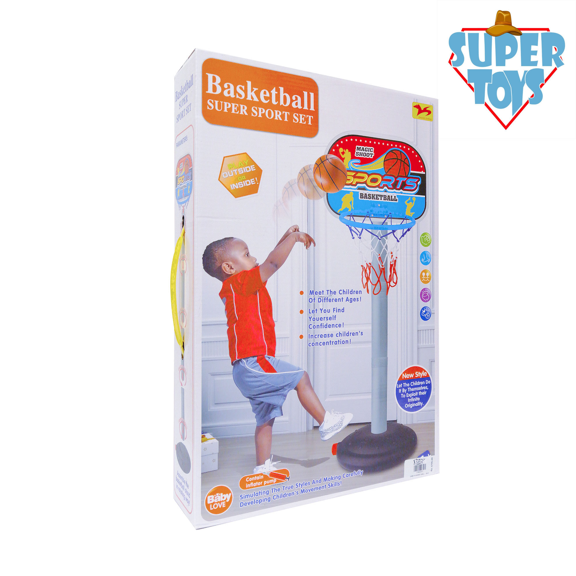 Basketball Hoop & Stand Set – Super Toys